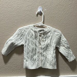 Elegant baby 100% cotton cardigan sweater